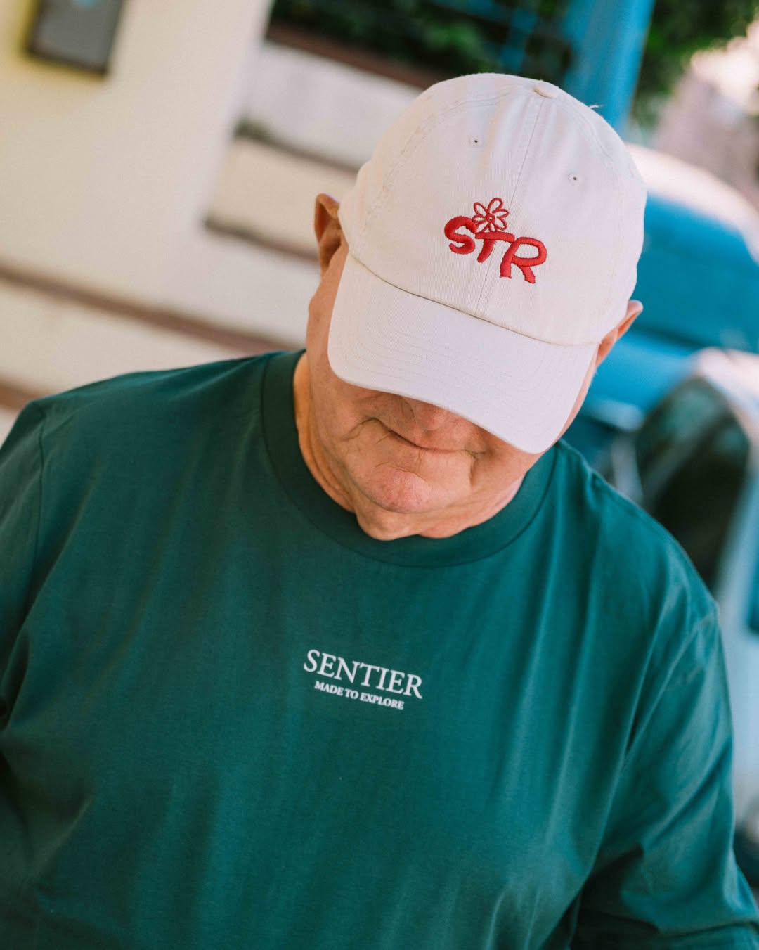 CASQUETTE STR FLOWER BEIGE