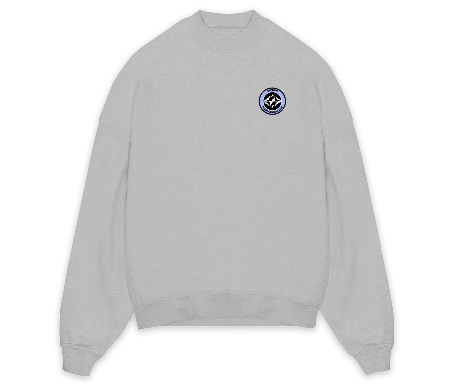 CREWNECK GRIS STR BLUE MOUNTAINS