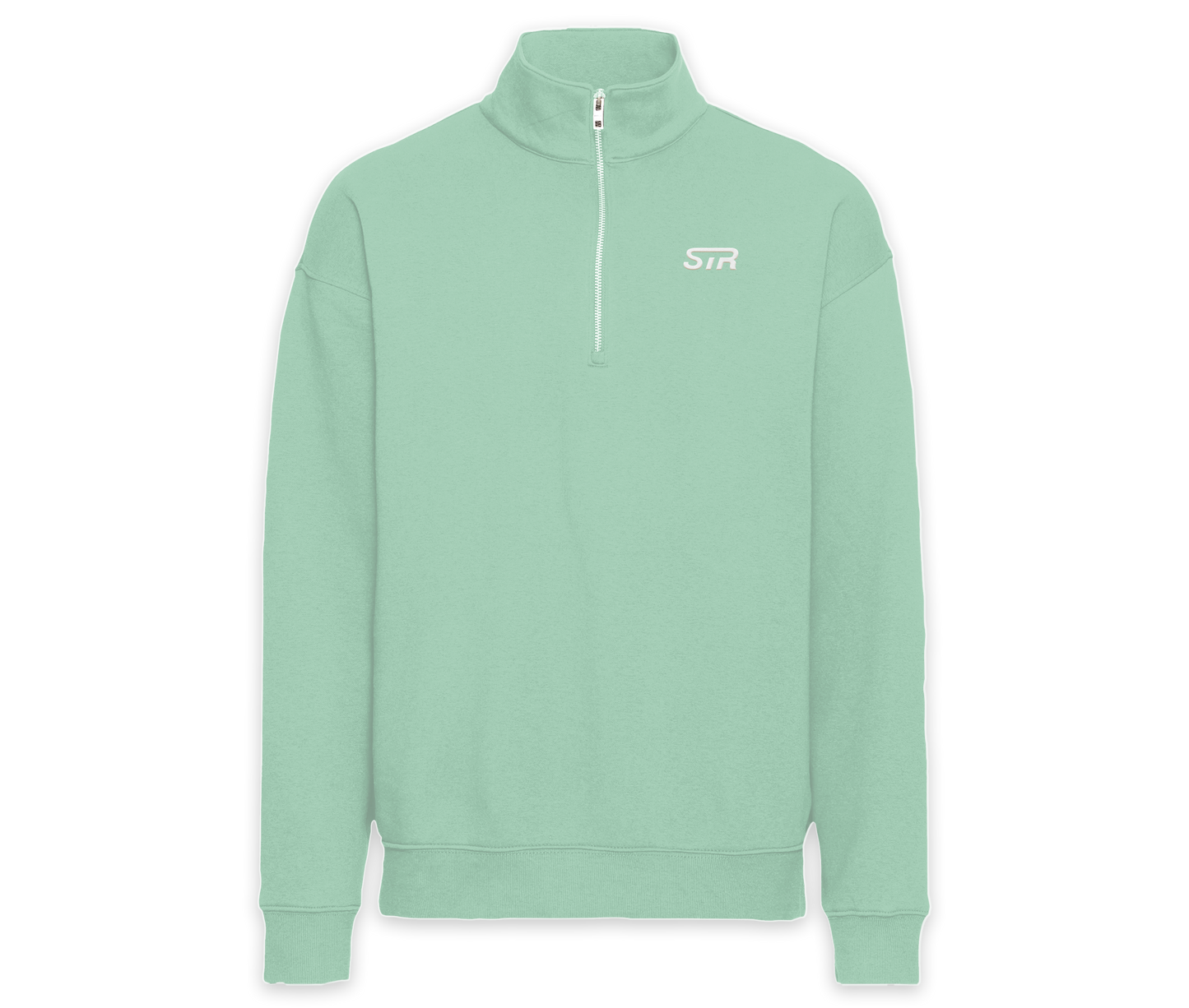 HALF-ZIP MINT STR SIGNATURE