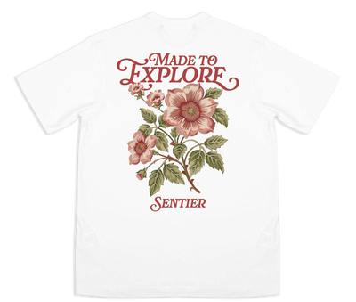 TEE-SHIRT FLOWER RED