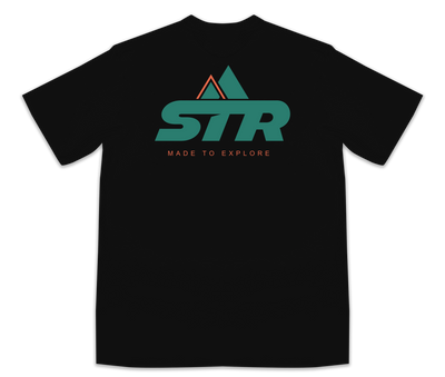 TEE-SHIRT MONTAGNE 80' BLACK