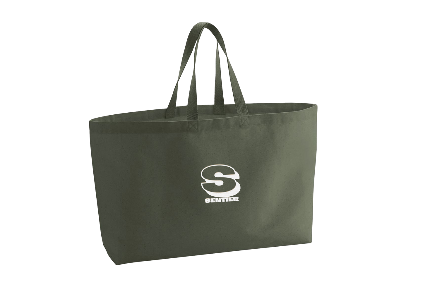 TOTE BAG KAKI OVERSIZE S-SENTIER
